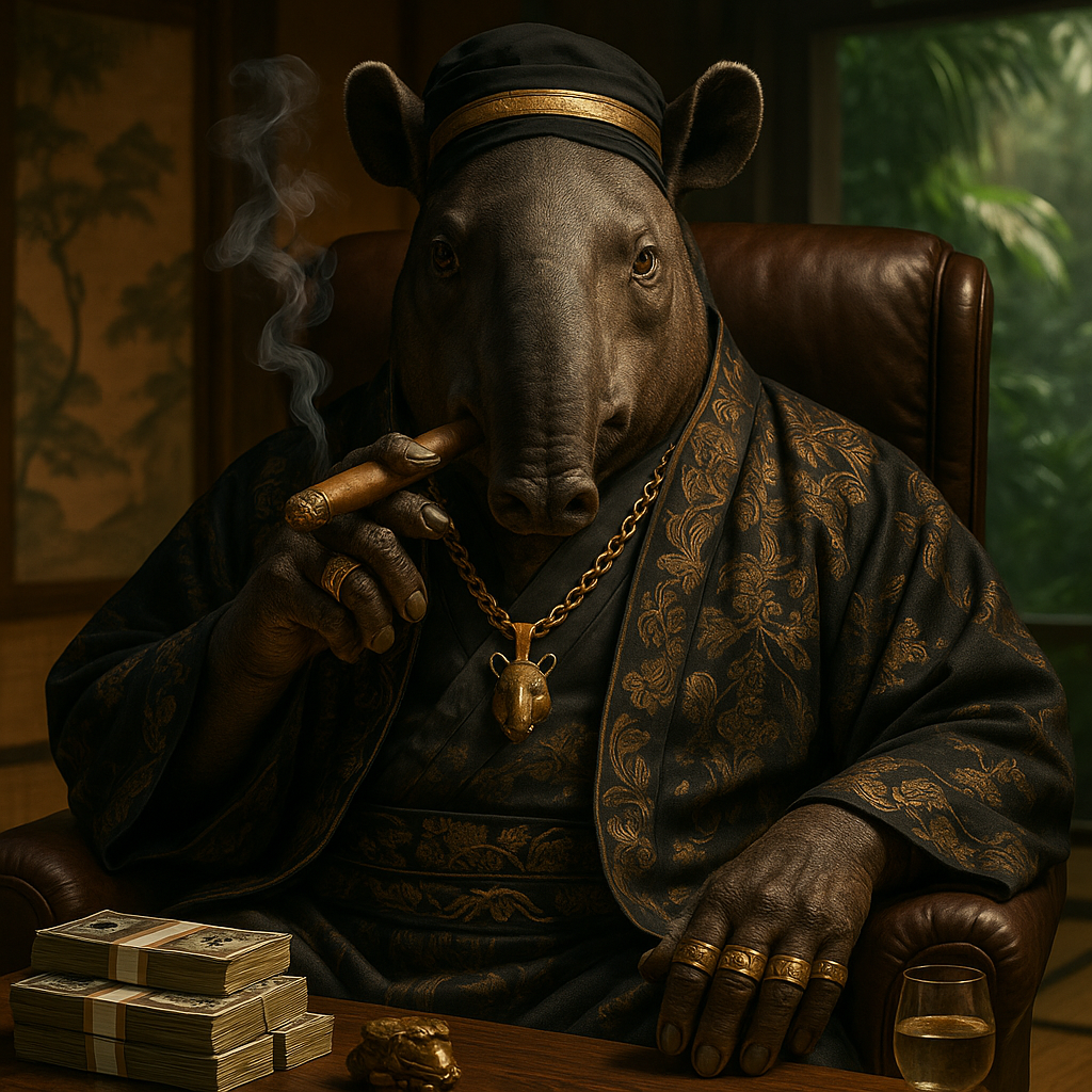 Affiche Tapir Gangster - Portrait