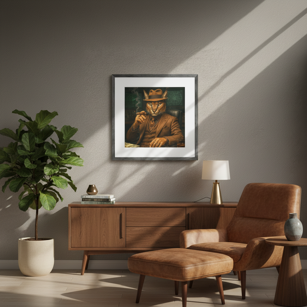 Décoration Murale Caracal Gangster