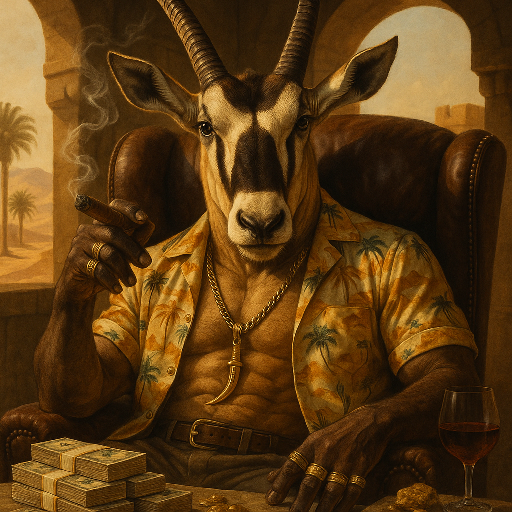 Affiche Oryx Gangster - Portrait