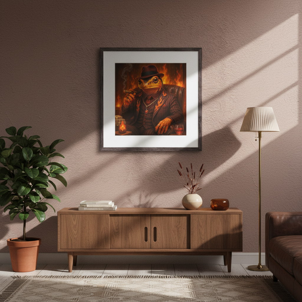 Décoration Murale Salamandre Gangster