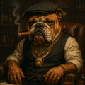 Affiche Bulldog Gangster - Portrait