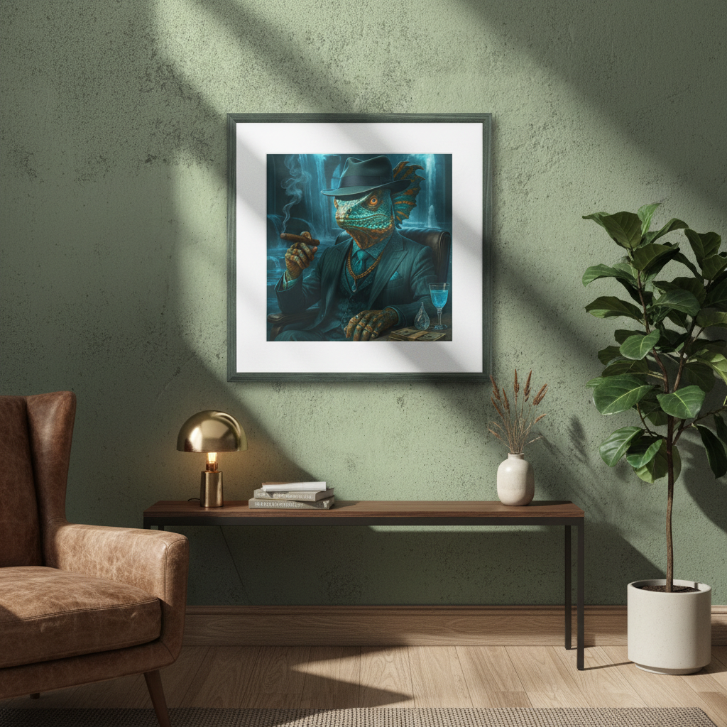 Décoration Murale Basilic Gangster