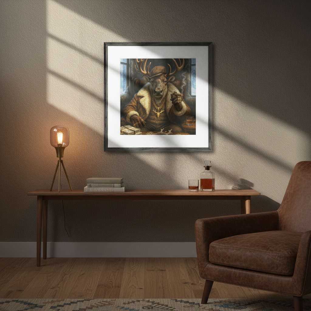 Décoration Murale Caribou Gangster