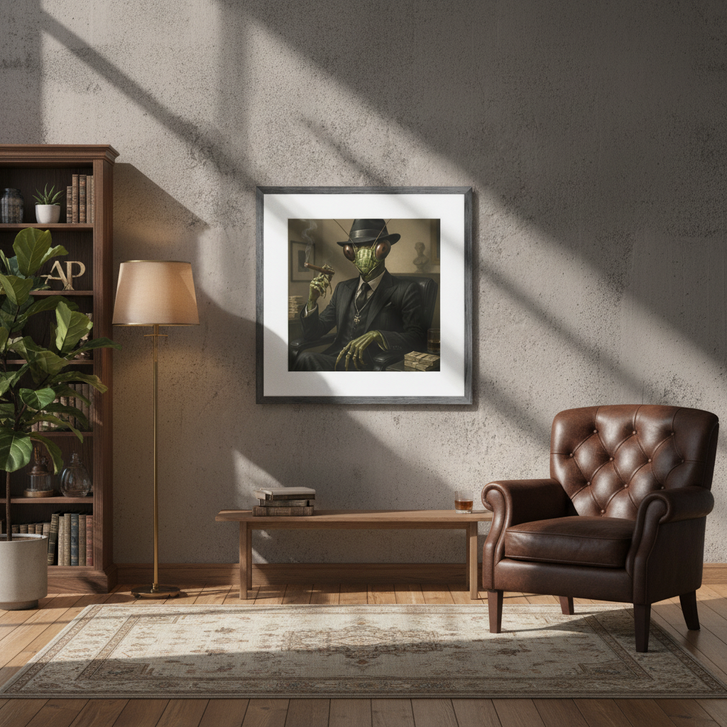 Décoration Murale Mante Religieuse Gangster