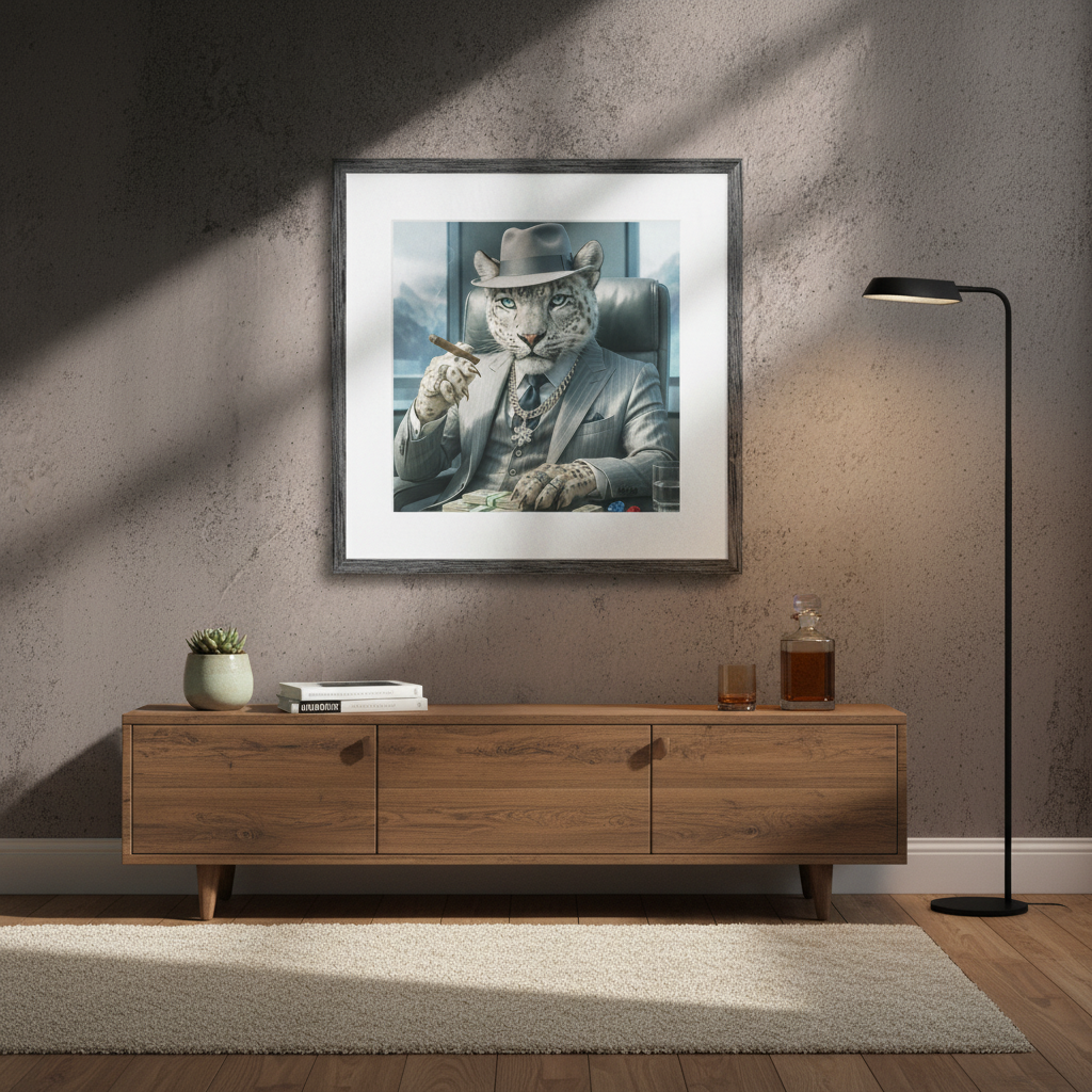 Décoration Murale Léopard Gangster