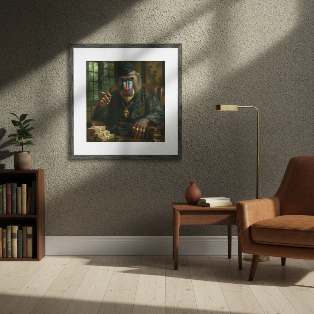 Décoration Murale Mandrill Gangster