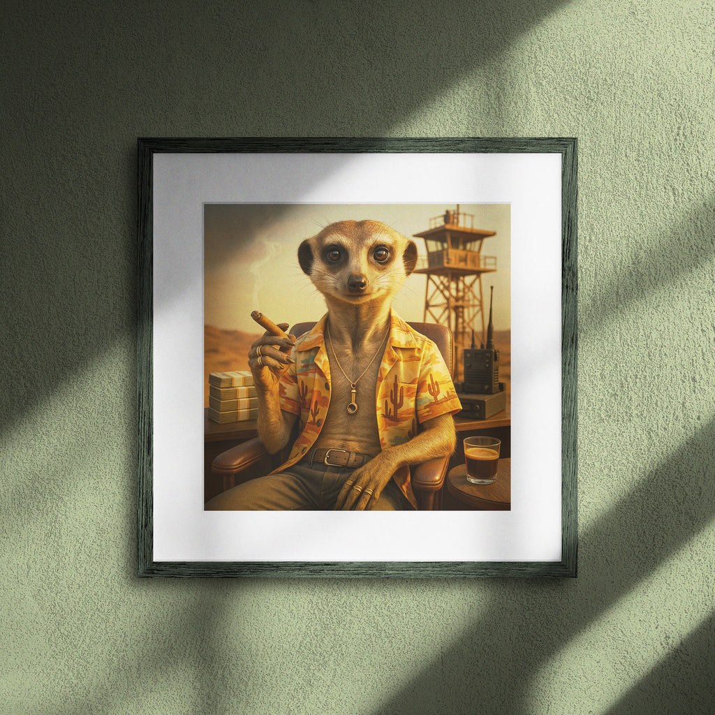 Détail Affiche Suricate Gangster