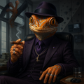 Affiche Gecko Gangster - Portrait