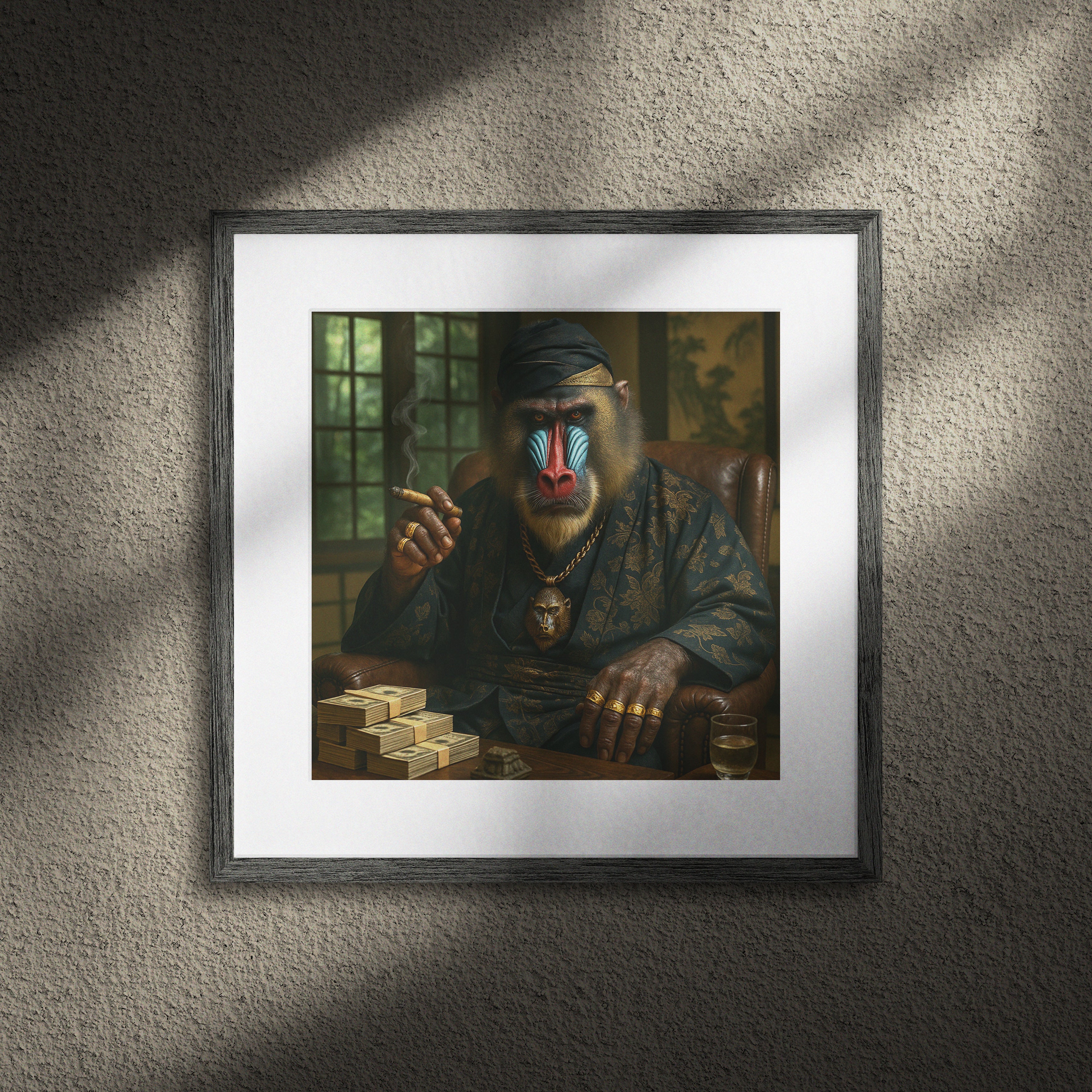 Détail Affiche Mandrill Gangster