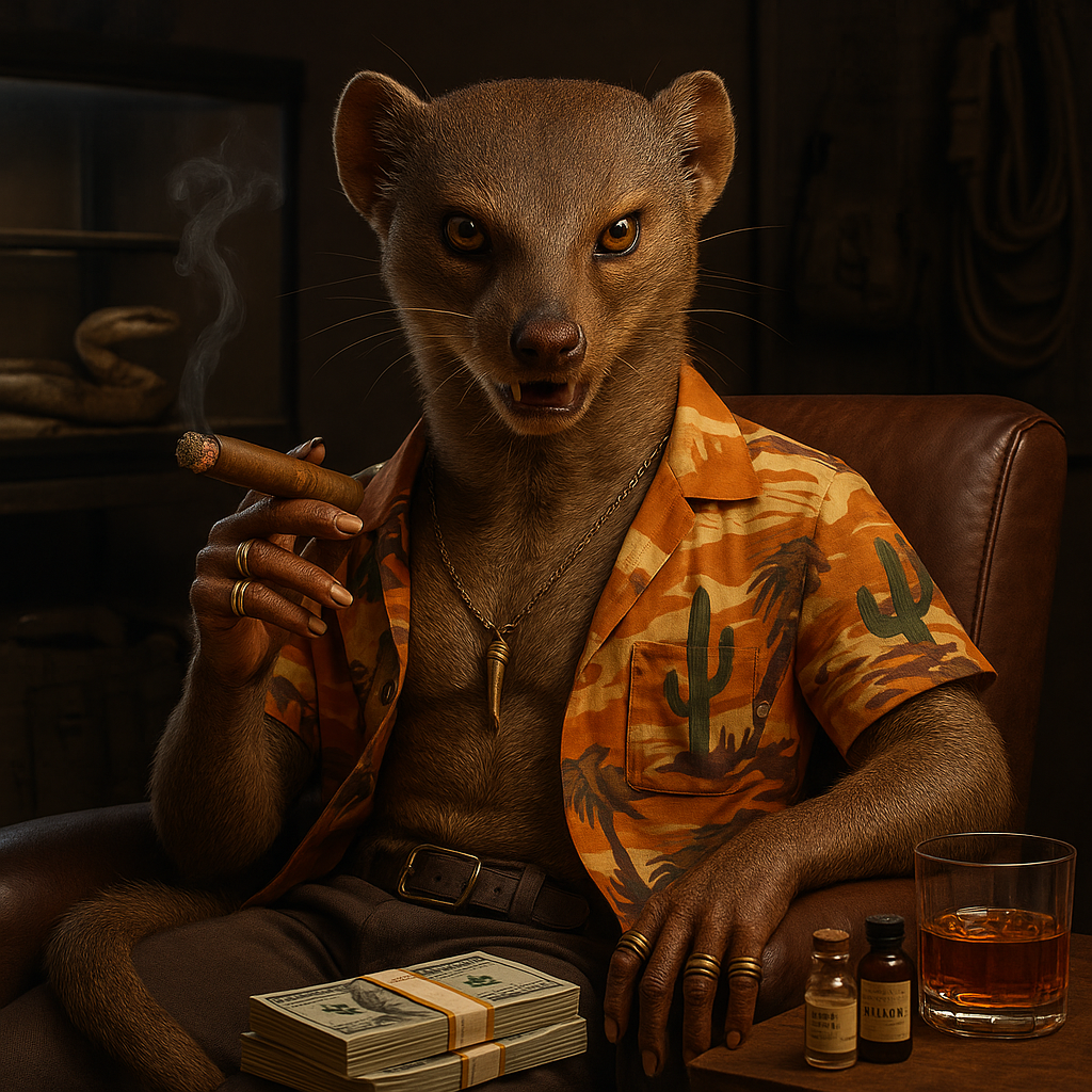 Affiche Mangouste Gangster - Portrait