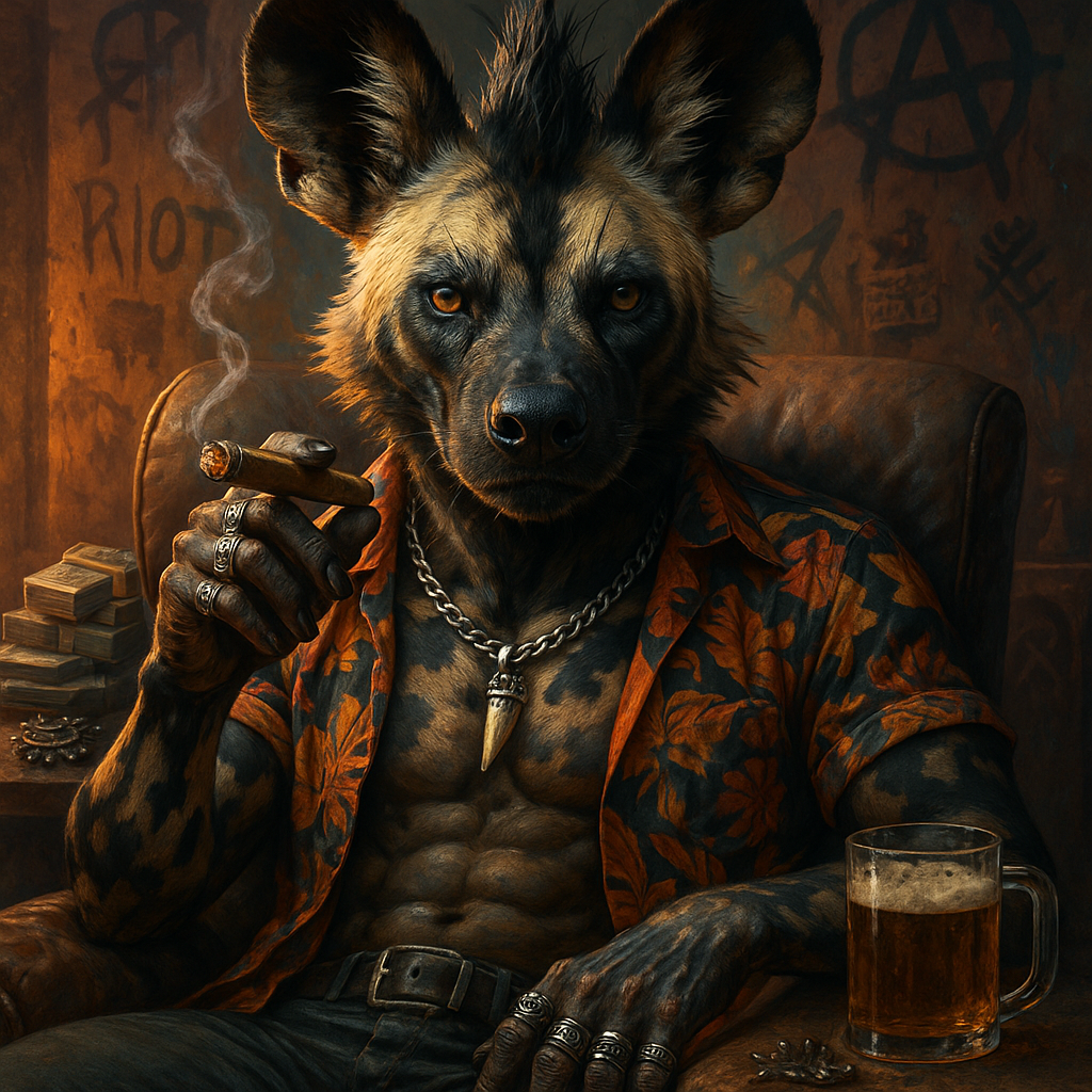 Affiche Lycaon Gangster - Portrait